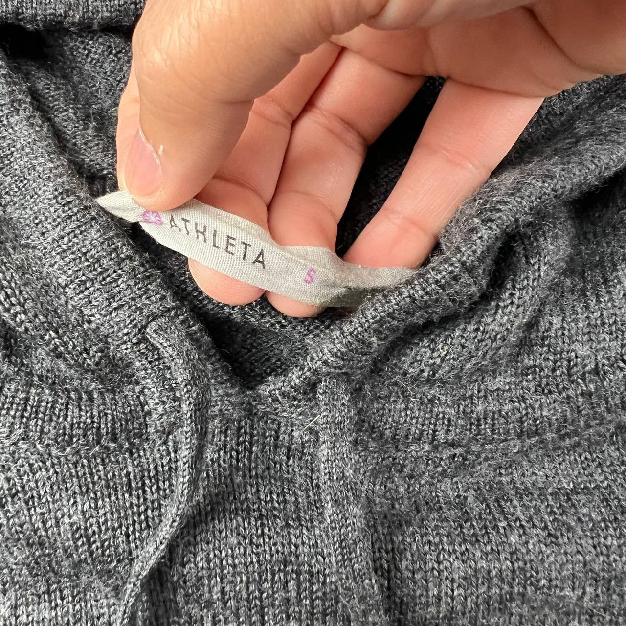 Other Athleta Small Pullover Hoodie Jacket Gray Women Merino Wool Size S / US 4 / IT 40 - 3 Thumbnail