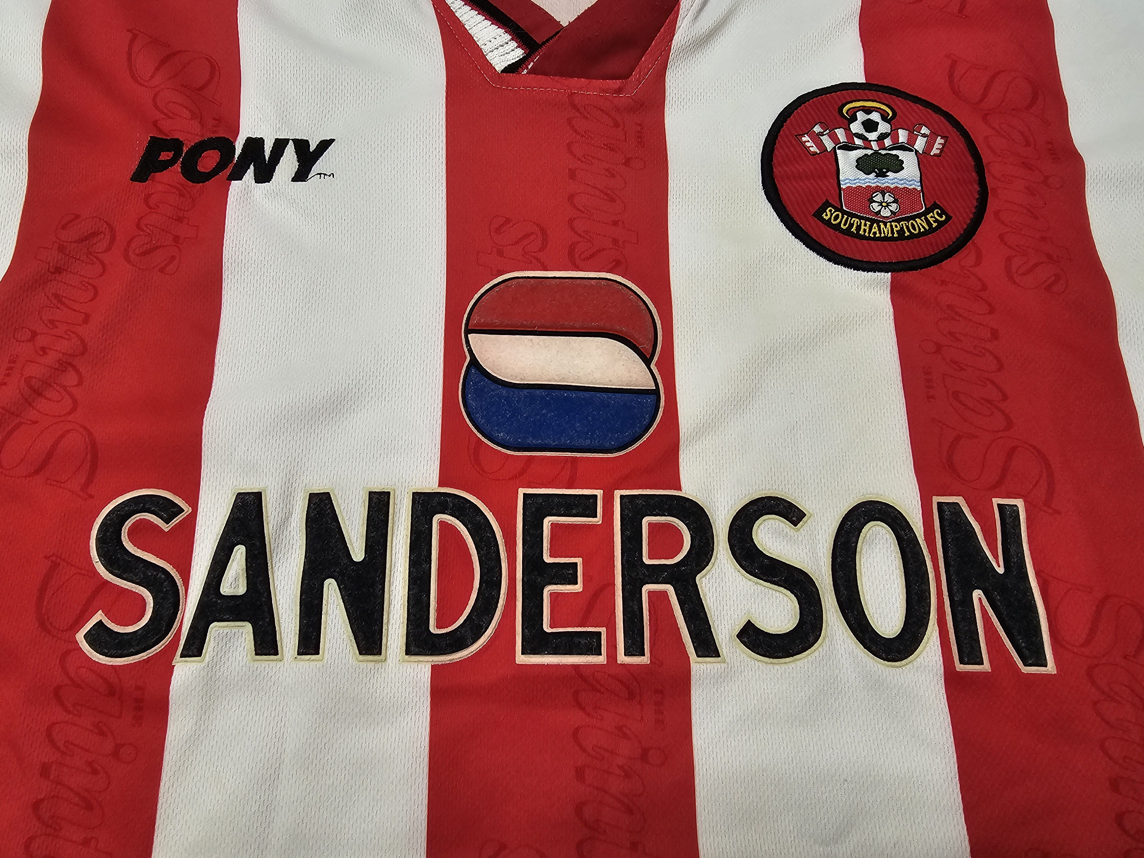 Vintage SOUTHAMPTON 1997 1999 HOME FOOTBALL SHIRT SOCCER JERSEY Size US L / EU 52-54 / 3 - 3 Thumbnail