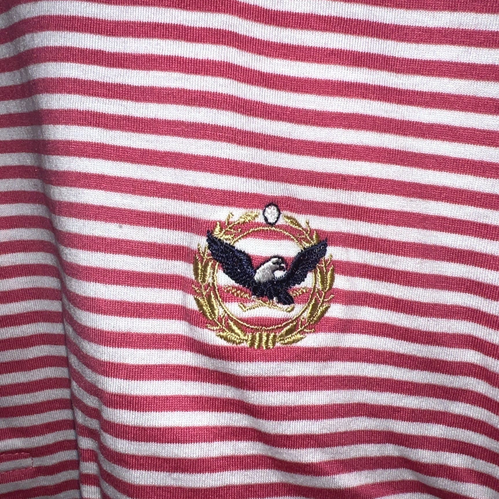 Peter Millar Peter Millar Polo Shirt Striped Pink Mens XL Size US XL / EU 56 / 4 - 3 Thumbnail