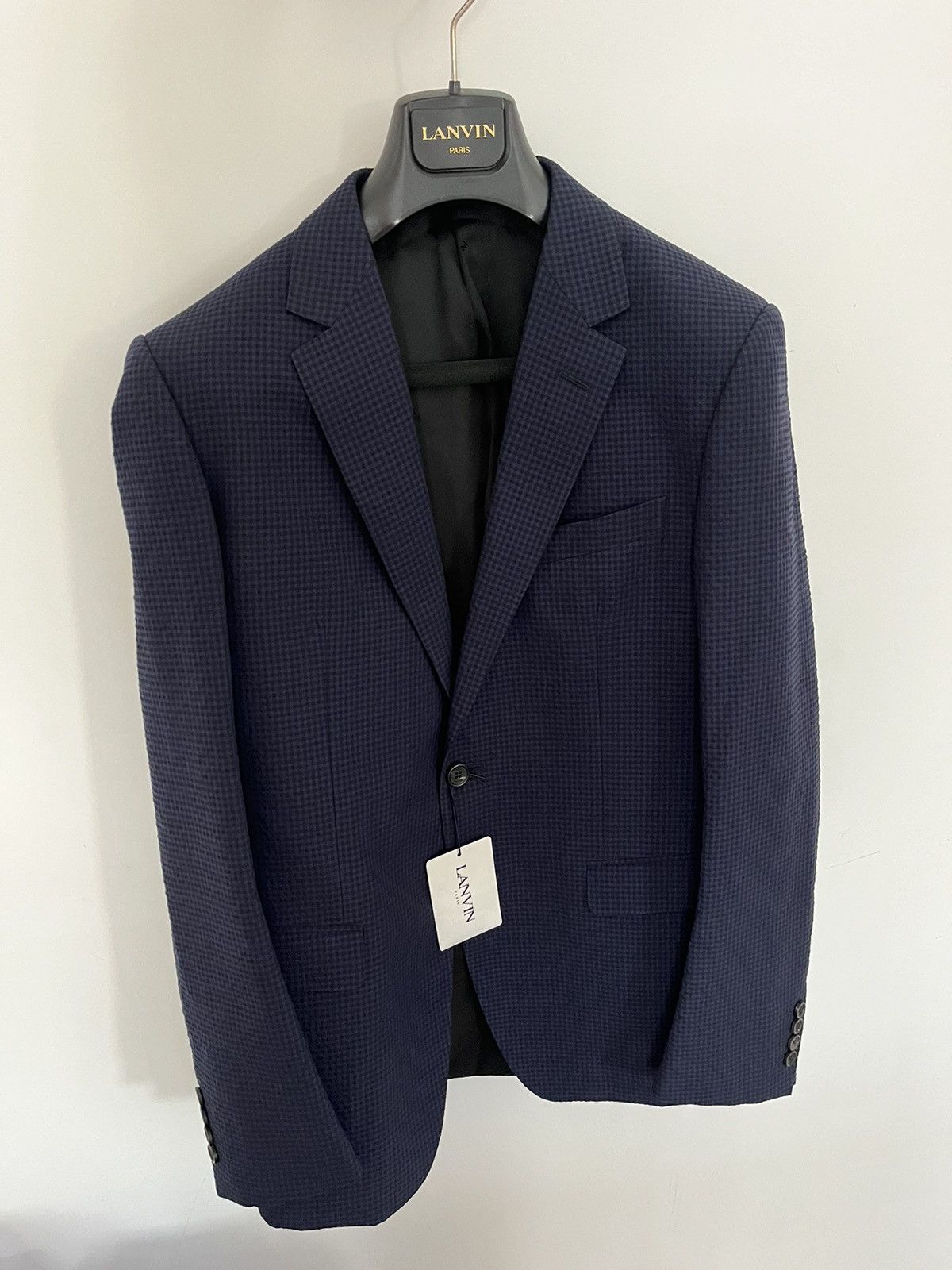 Lanvin Lanvin seersucker gingham jacket Size 42R - 2 Thumbnail