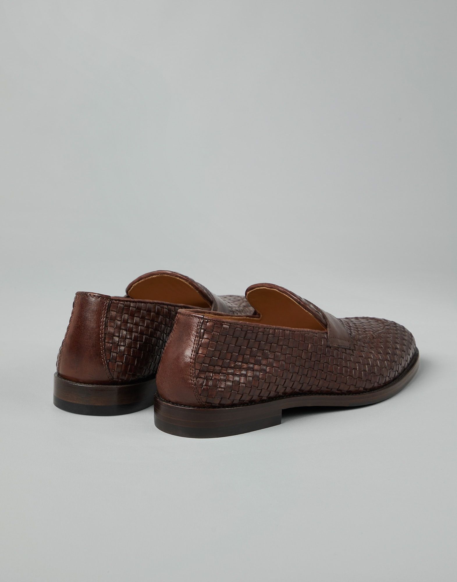 Brunello Cucinelli o1w1db10125 Loafers in Brown Size US 9 / EU 42 - 3 Thumbnail