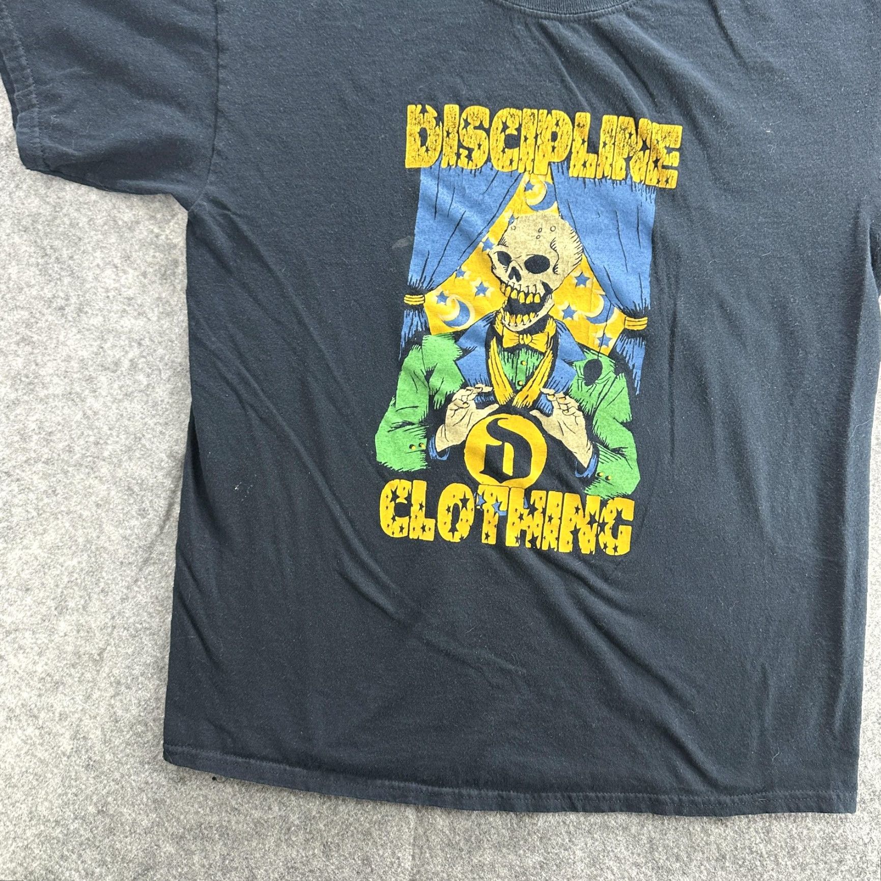 Gildan VINTAGE Gildan T-Shirt Men Medium Black Skeleton Graphic Punk Music 90s Retro Size US M / EU 48-50 / 2 - 3 Thumbnail