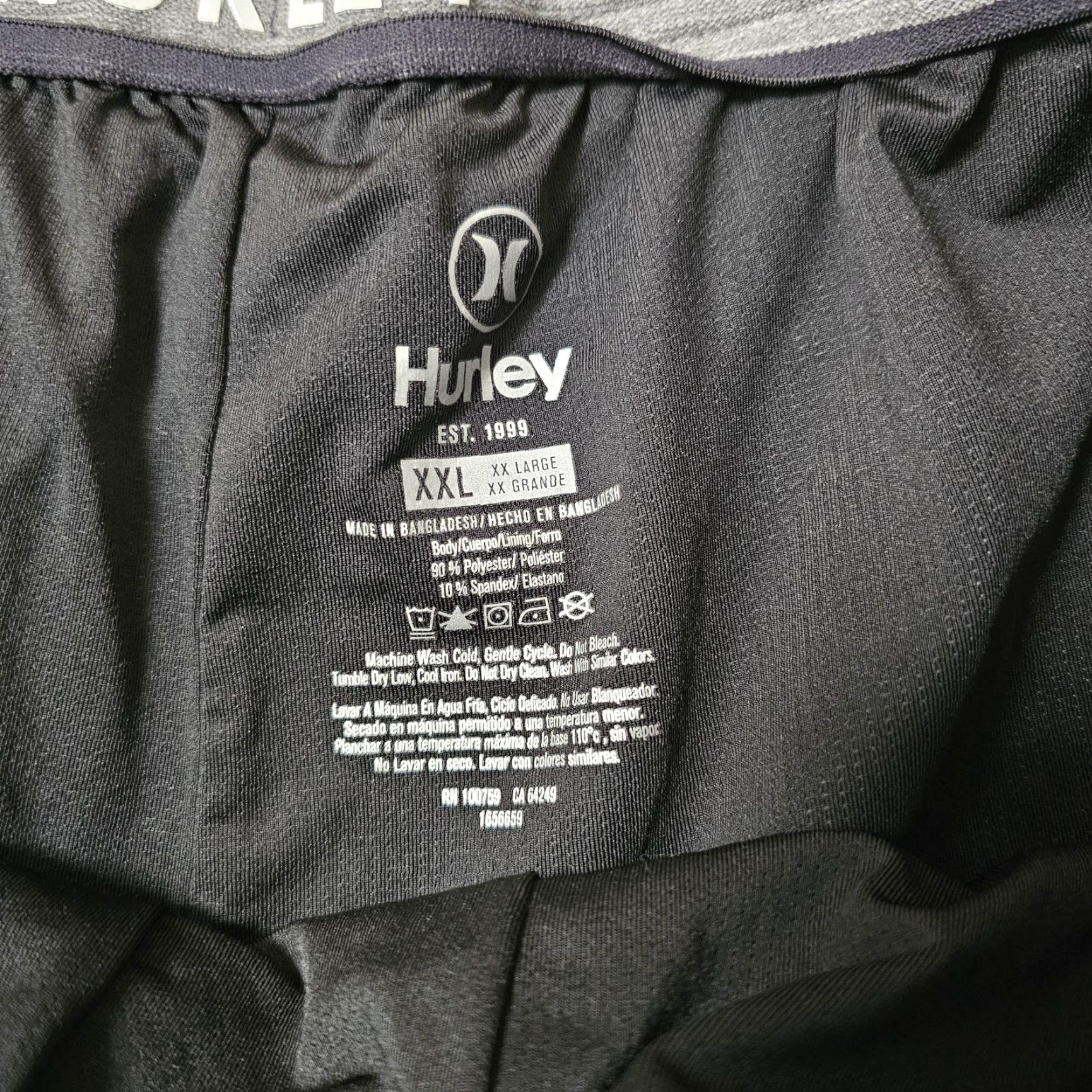 Hurley Hurley Swim Shorts Mens 2XL Navy Floral Lined Quick Dry Pockets Elastic Waist Size US 39 - 3 Thumbnail