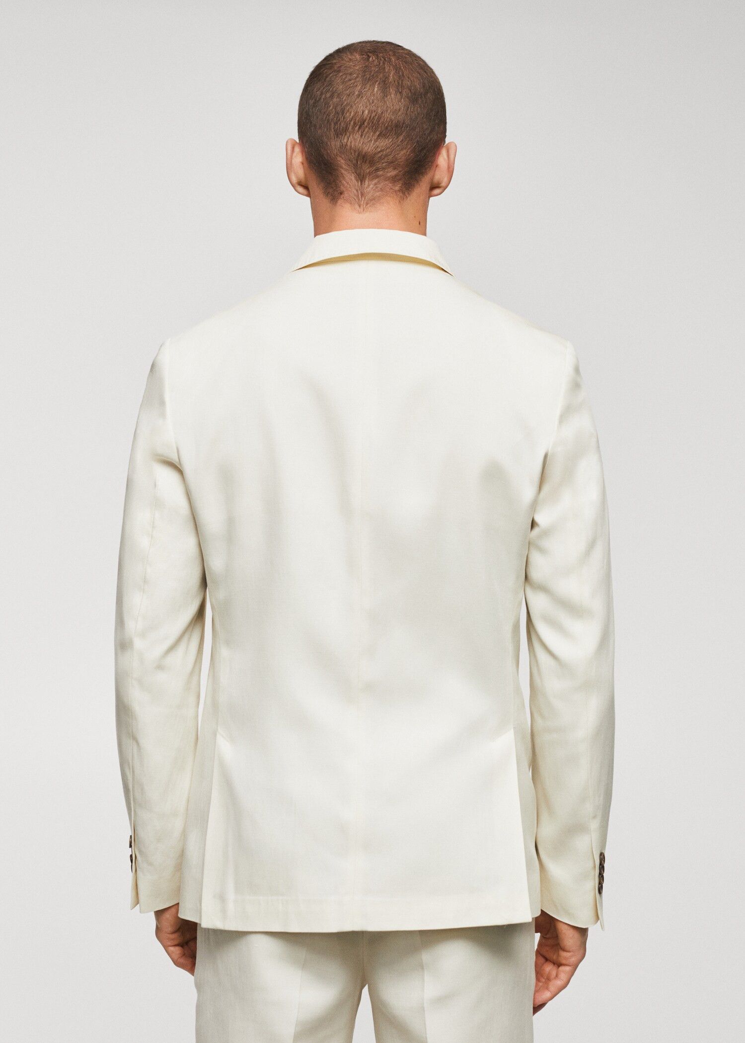 Brunello Cucinelli Suit in White Size 54R - 3 Thumbnail