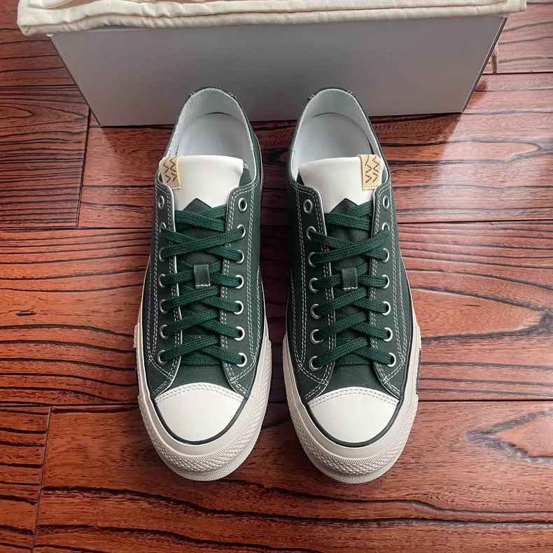 Visvim Visvim 23ss SKAGWAY LO CANVAS green shoes with thin soles-2 Size US 8 / EU 41 - 2 Thumbnail