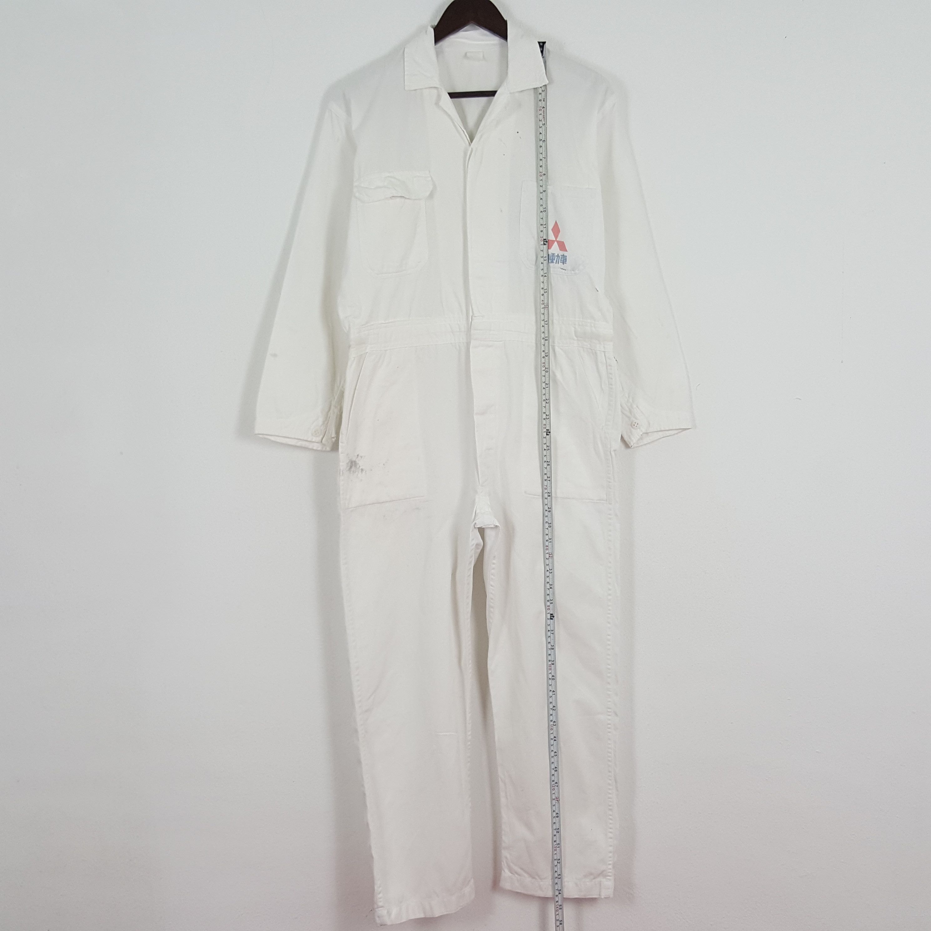 Japanese Brand × Sports Specialties × Vintage Vintage Mitsubishi Ralli Art Custom Sport Coverall Jacket Size US M / EU 48-50 / 2 - 7 Thumbnail