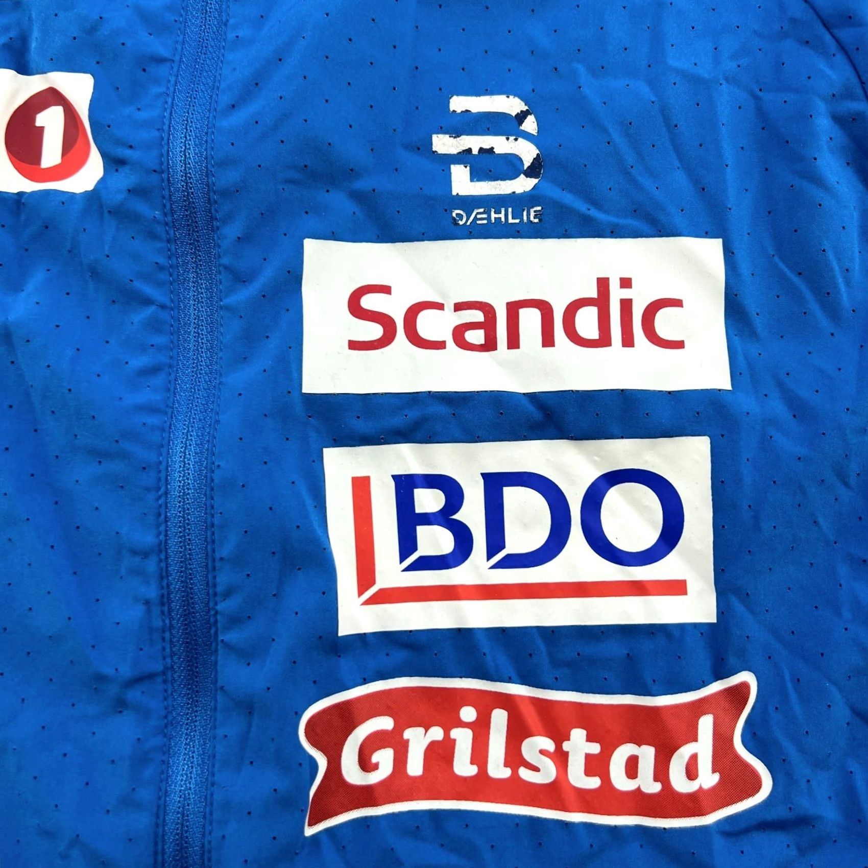 Adidas adidas Bjorn Daehlie Jacket Mens Medium Ski Sparebank Full Zip Lightweight Blue Windbreaker, Windproof, Quick Dry, Softshell, Regular XS? No Size US L / EU 52-54 / 3 - 7 Thumbnail