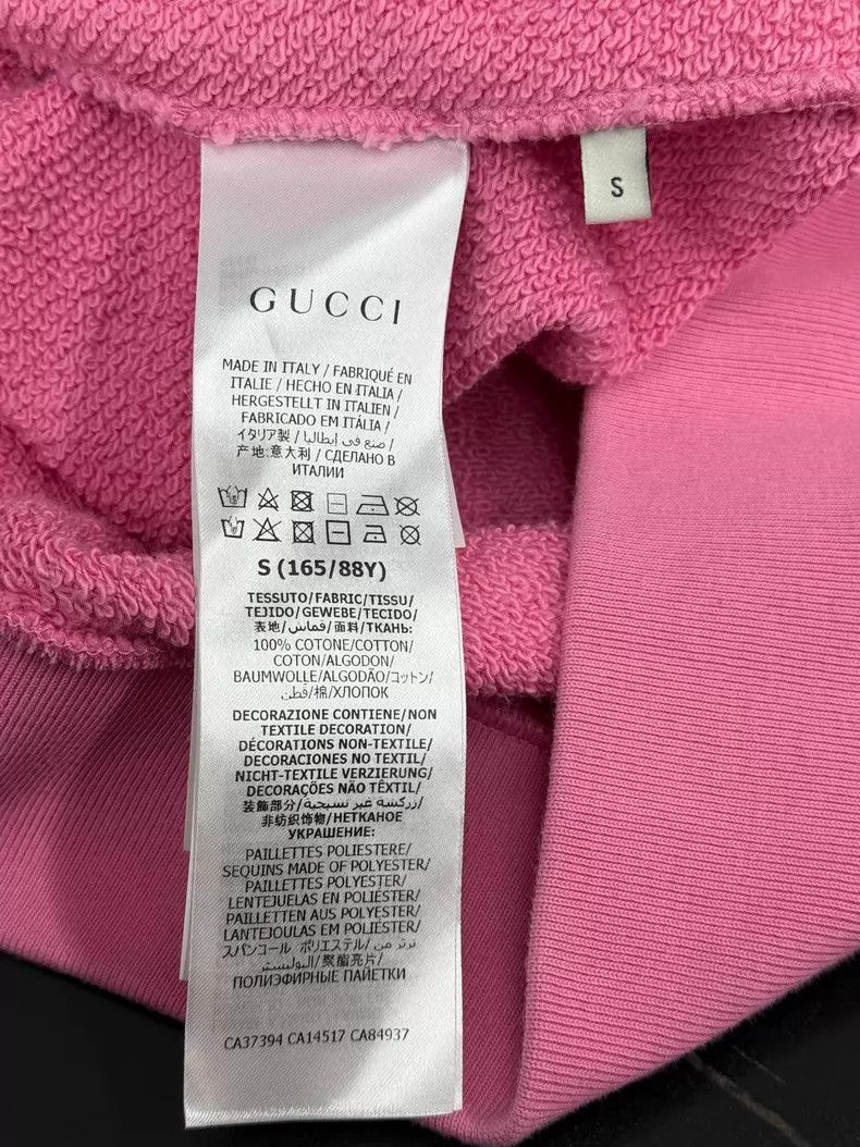 Gucci Gucci Pink sequin apple hooded sweatshirt Size S / US 4 / IT 40 - 5 Thumbnail