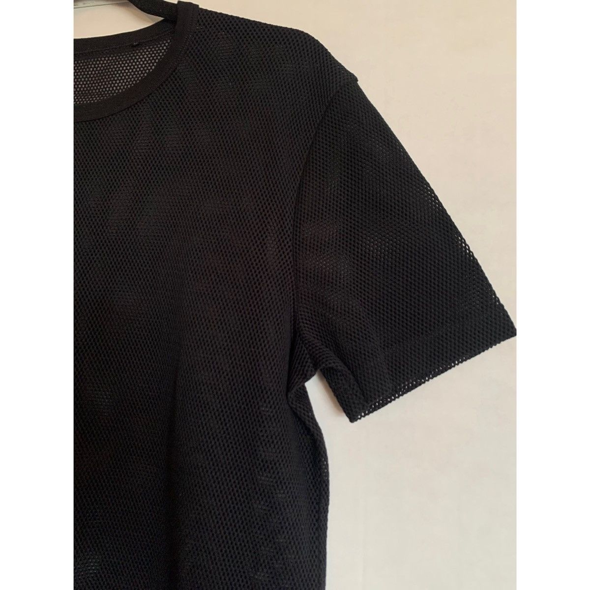 Helmut Lang HELMUT LANG BLACK LOGO MESH TOP Size US M / EU 48-50 / 2 - 9 Thumbnail