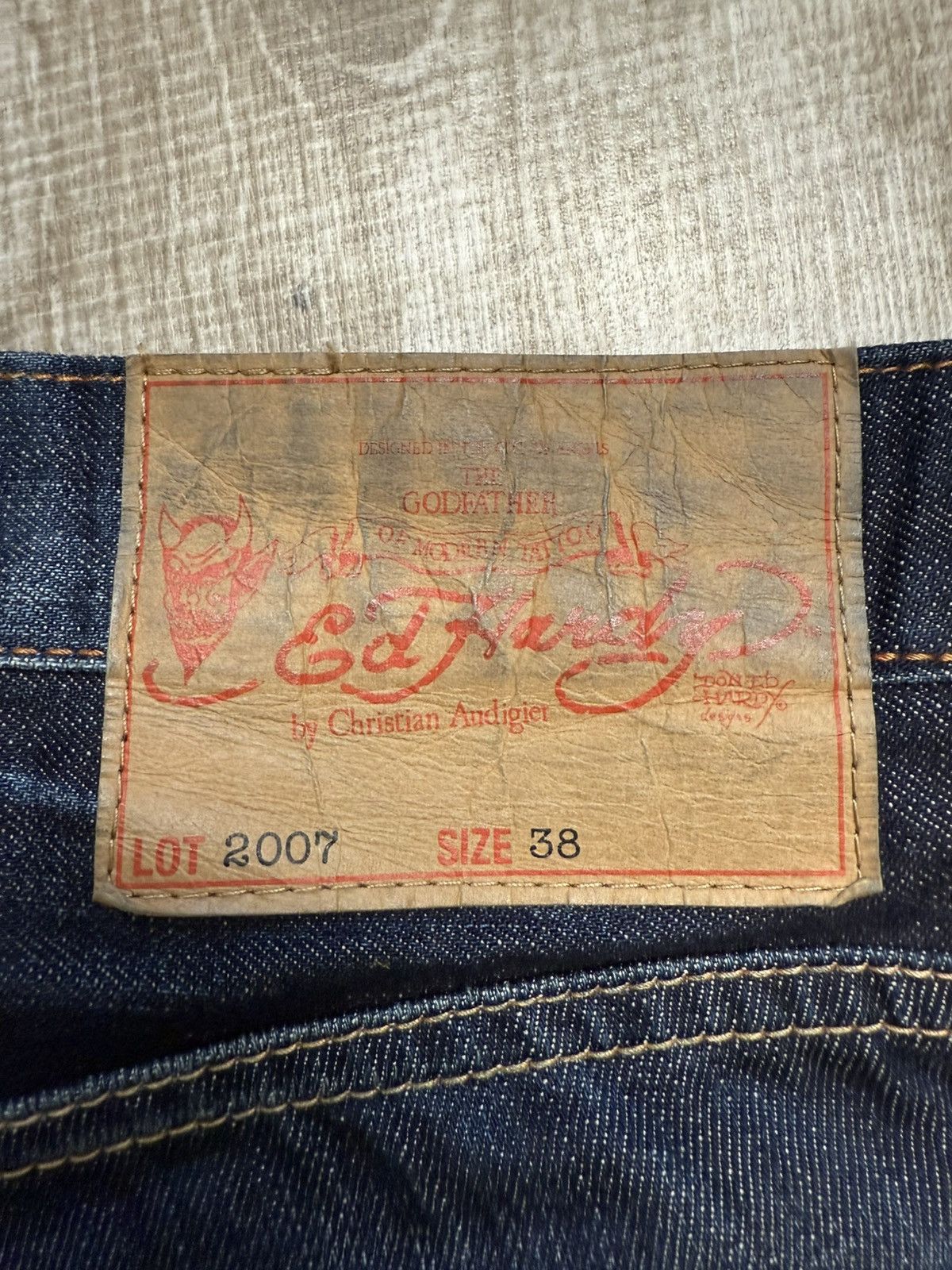 Ed Hardy Vintage Ed Hardy Jeans by Christian Audigier Pants Size US 38 / EU 54 - 18 Thumbnail