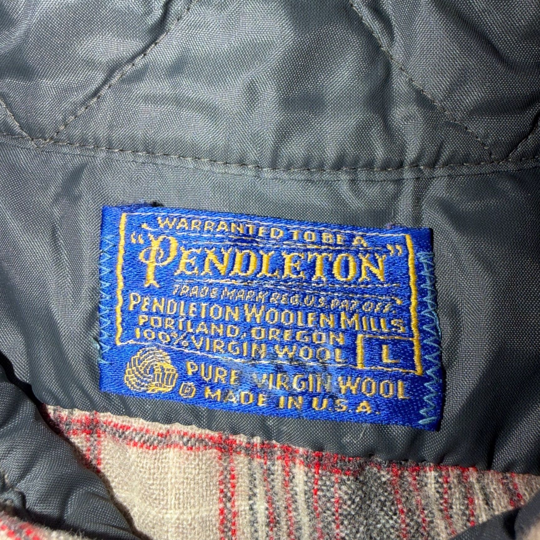 Pendleton VINTAGE Pendleton Shirt Mens L Red Wool Flannel Button-Up Collared 60s 70s Preppy Outdoors Vintage Size US L / EU 52-54 / 3 - 3 Thumbnail