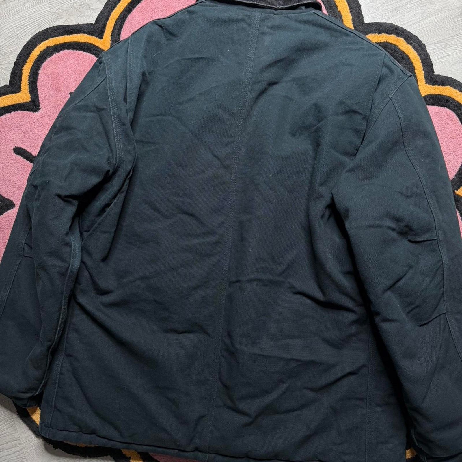 Carhartt × Vintage Vintage Y2K Carhartt Quilt Lined Duck Canvas Work Jacket Size US L / EU 52-54 / 3 - 7 Thumbnail