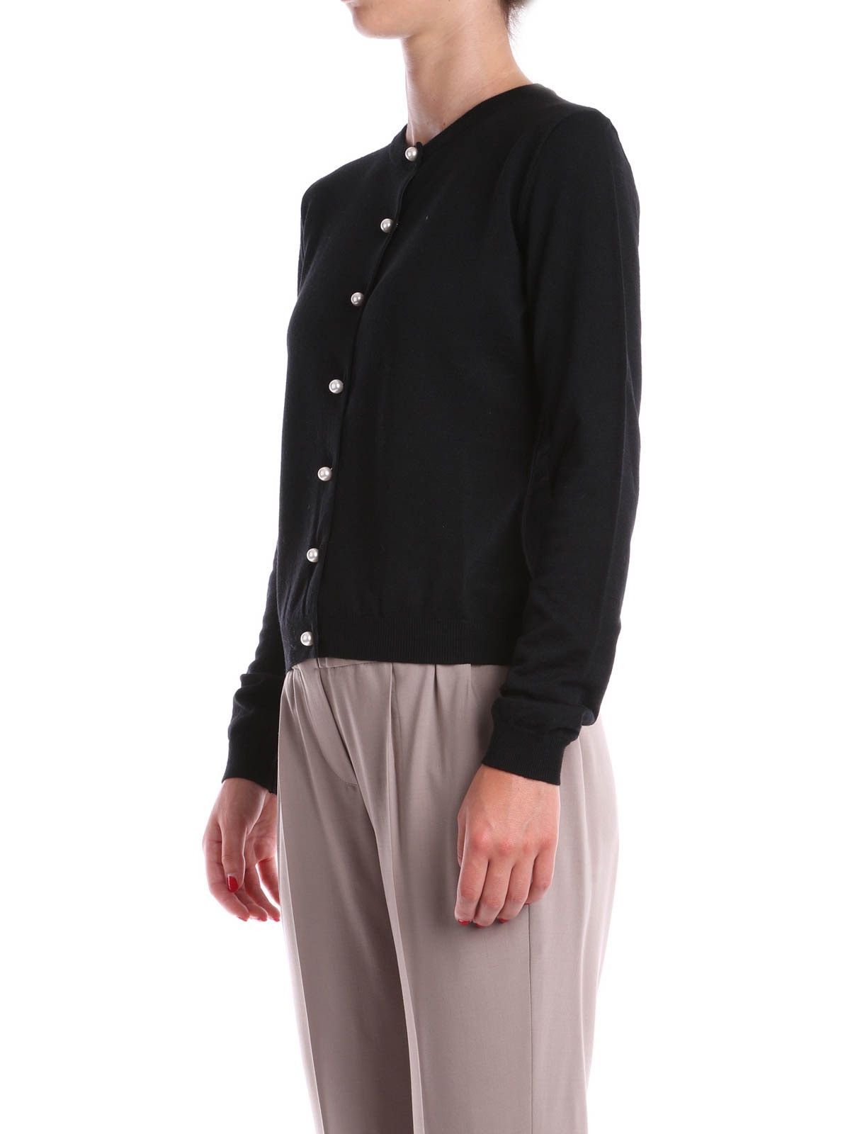 Moschino × Vintage Moschino Cheap and Chick 2000s vtg pearl buttons cardigan Size M / US 6-8 / IT 42-44 - 3 Thumbnail
