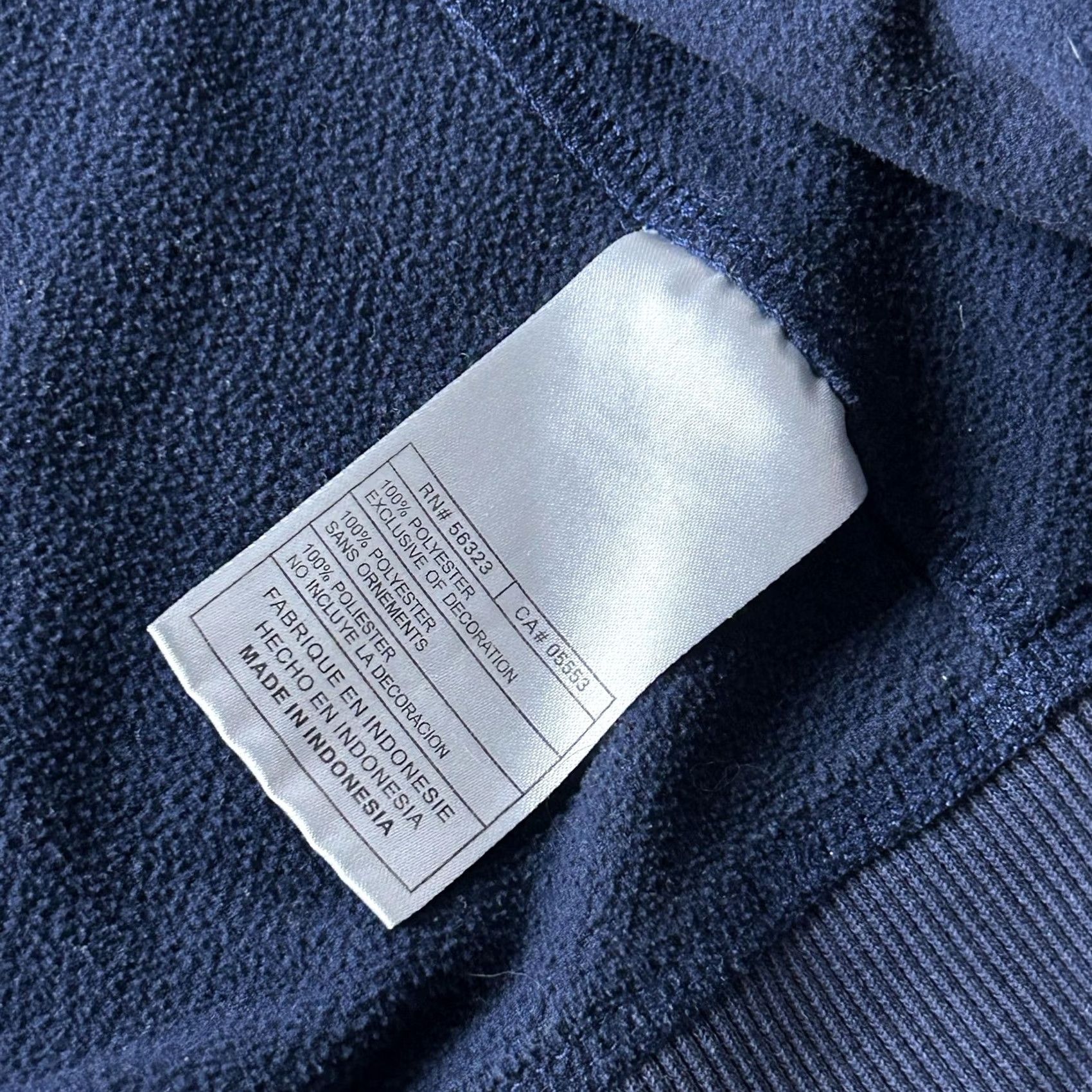 Nike Nike Hoodie Mens XL Blue Fleece Full Zip Swoosh Logo Sweatshirt Size US XL / EU 56 / 4 - 6 Thumbnail