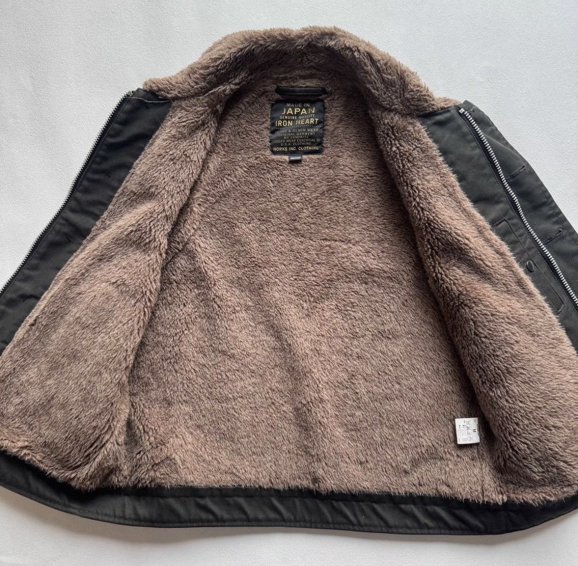 Iron Heart Iron Heart IHV-41 N-1 alpaca wool warm deck vest made in J Size US M / EU 48-50 / 2 - 3 Thumbnail