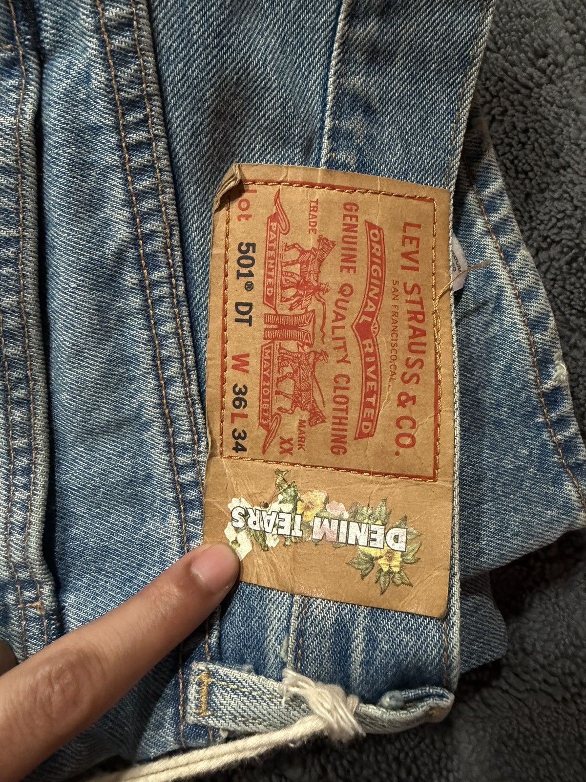 DENIM TEARS Denim Tears light wash jeans Size US 36 / EU 52 - 6 Thumbnail