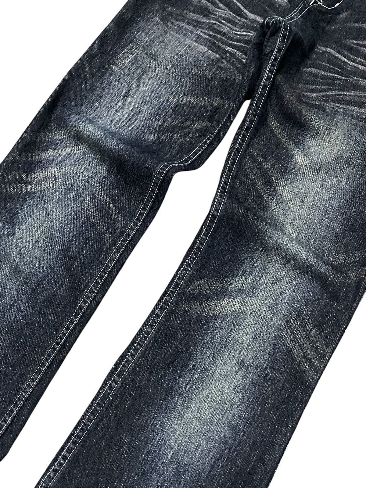 If Six Was Nine × Le Grande Bleu (L.G.B.) × semanticdesign Semantic Design Japan Multi Zipper Slant Pocket Flared Jeans Size US 30 / EU 46 - 4 Thumbnail