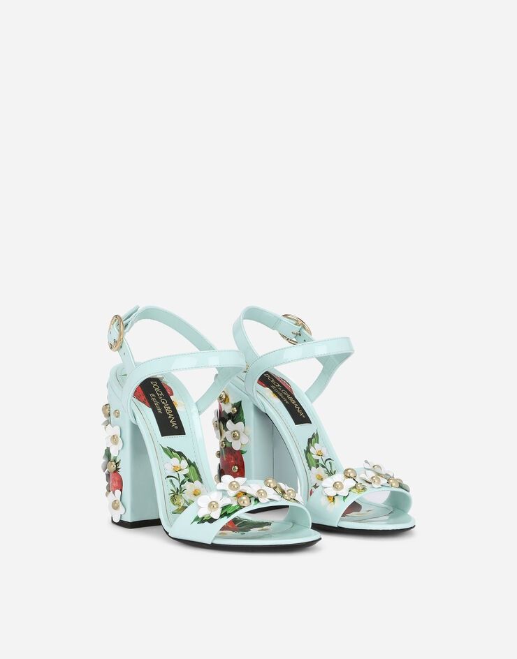 Dolce & Gabbana o1y0925 Square Heel Sandals in Multicolor Size US 7 / IT 37 - 2 Thumbnail