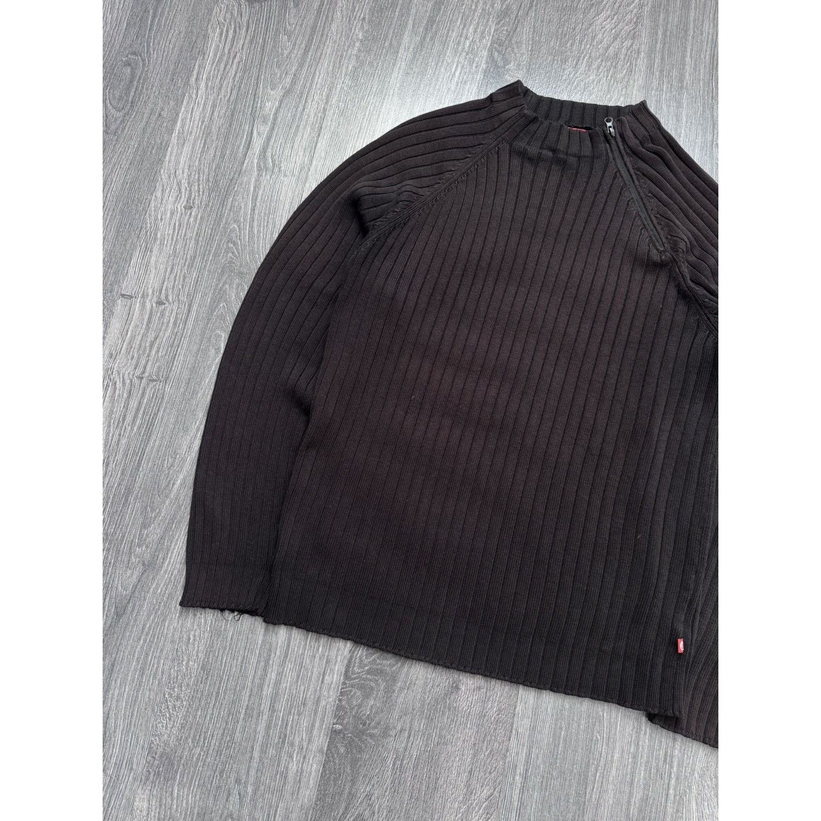 Japanese Brand Y2K Vintage Avantgarde Kable Knit Zip Sweater Size US S / EU 44-46 / 1 - 3 Thumbnail