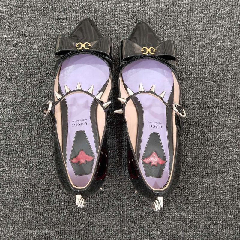 Gucci Gucci Spiked Pointed Toe Casual Flats Size US 6.5 / EU 39-40 - 9 Thumbnail