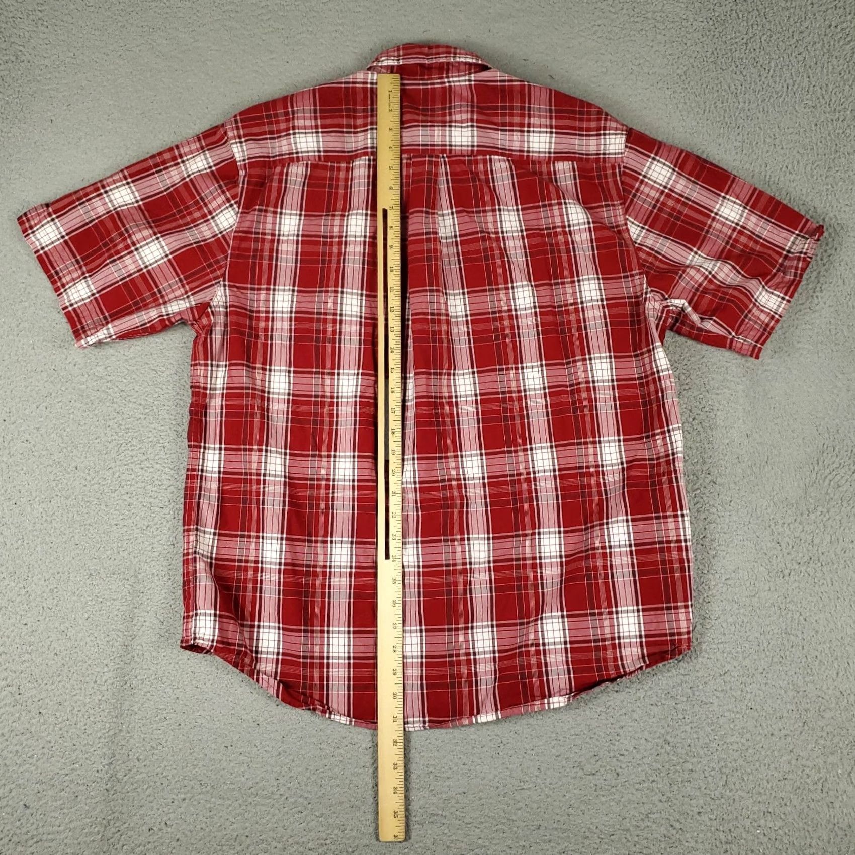 Carhartt Carhartt Shirt Mens Size Large Red Plaid Short Sleeve Button-Up Casual Jacket? Size US L / EU 52-54 / 3 - 3 Thumbnail