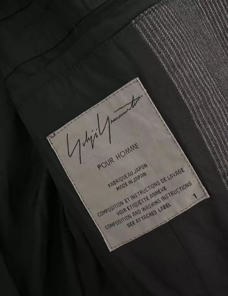 Yohji Yamamoto Yohji Yamamoto11ss double fur-trimmed collar blazer 2503-Ne Size 36S - 4 Thumbnail