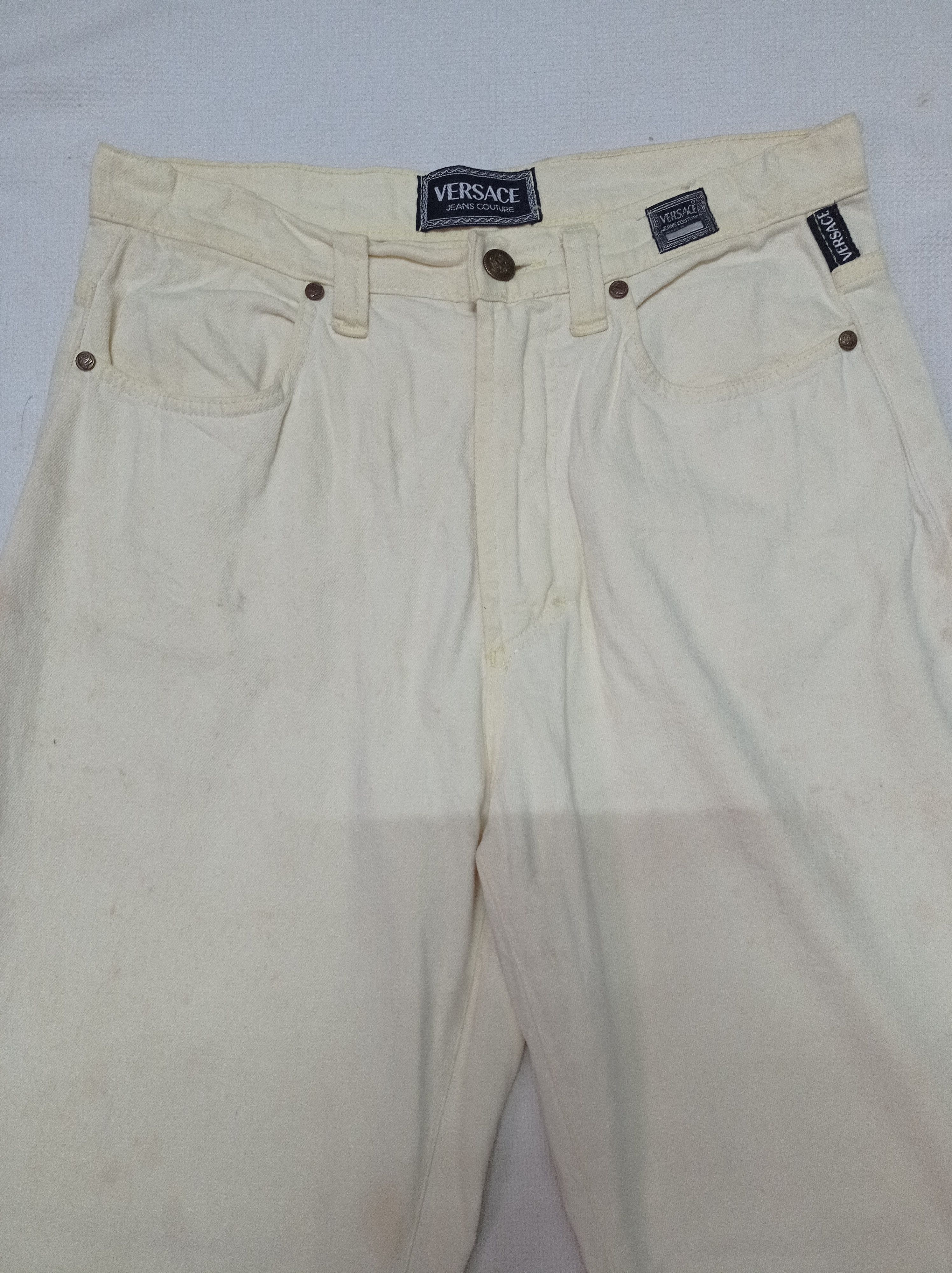Versace Jeans Couture × Vintage Distress and Dirty Versace Jeans Couture Vintage Pants Size US 30 / EU 46 - 2 Thumbnail
