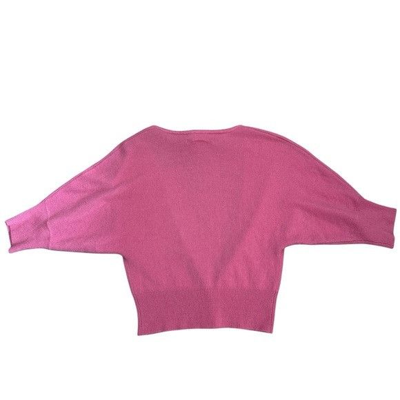 Other Vintage Y2K Marciano Pink Cashmere Beaded Rhinestones Cardig Size XS / US 0-2 / IT 36-38 - 8 Thumbnail