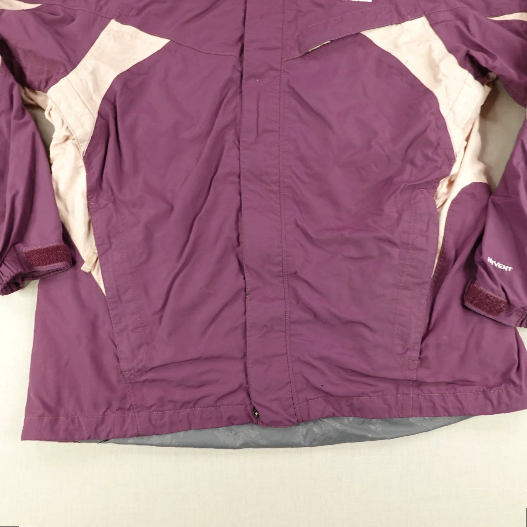 The North Face VINTAGE The North Face Jacket Womens XL Purple Waterproof HyVent Coat Full Zip Outdoor Windbreaker Womens Size XL / US 12-14 / IT 48-50 - 3 Thumbnail