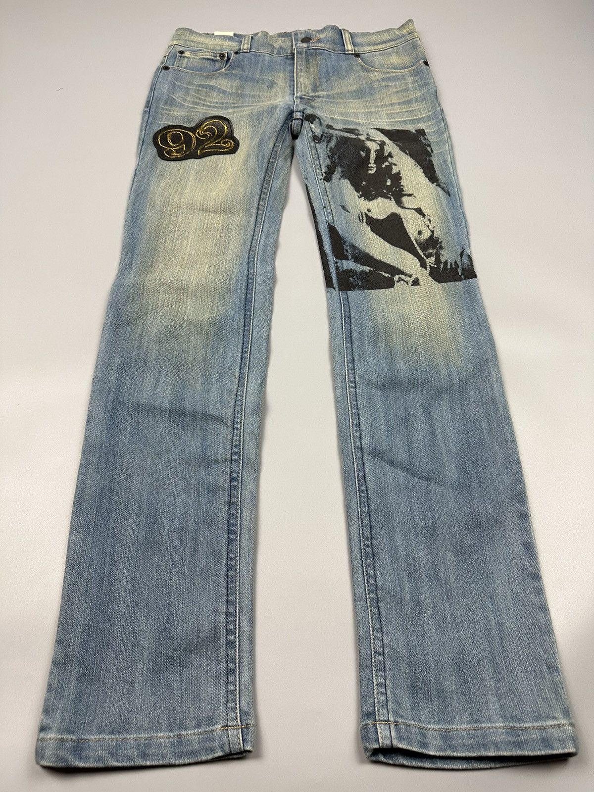 Japanese Brand × Seditionaries 🔥Sexy Sick🔥Agent Knock “Useless Army” Nude Girls Denim Size US 30 / EU 46 - 3 Thumbnail