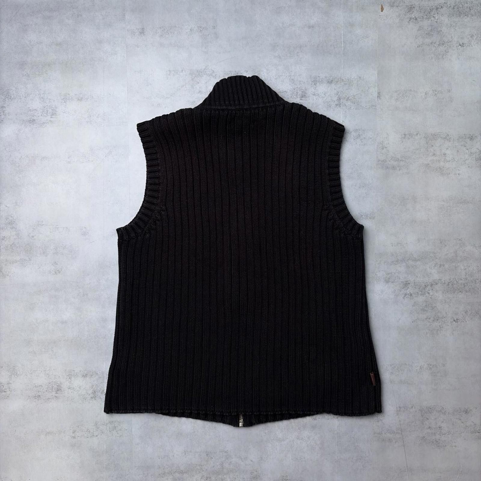 Lauren Ralph Lauren Vintage Black Ralph Lauren Grunge Knit Vest Size M / US 6-8 / IT 42-44 - 6 Thumbnail