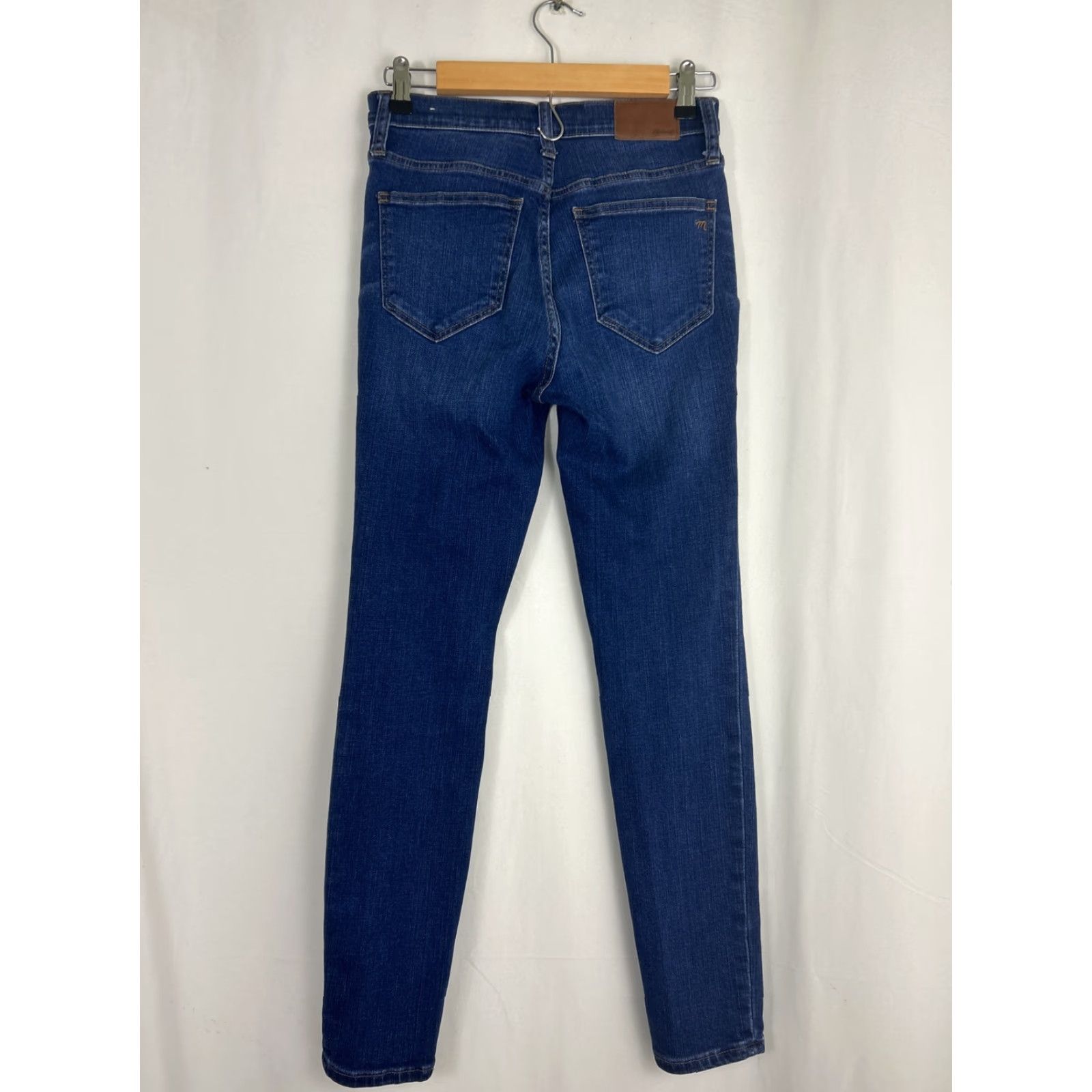 Madewell Madewell Jeans Orson Dark Wash Roadtripper Skinny High Rise 26 Women 26x28 Blue Denim Pants Size 26" / US 2 / IT 38 - 7 Thumbnail