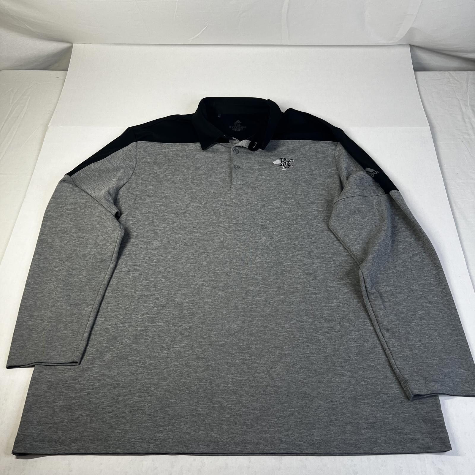 Adidas Adidas BGC Long Sleeve PrimeGreen Half Button Up Men’s 2XL Size US XXL / EU 58 / 5 - 1 Thumbnail