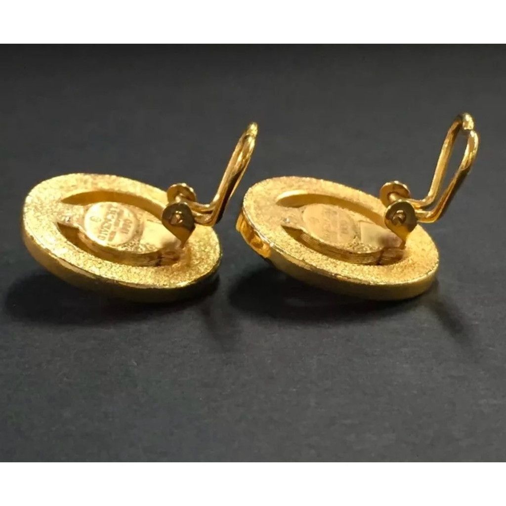 Givenchy Givenchy gold and stone clip earrings Size ONE SIZE - 7 Thumbnail