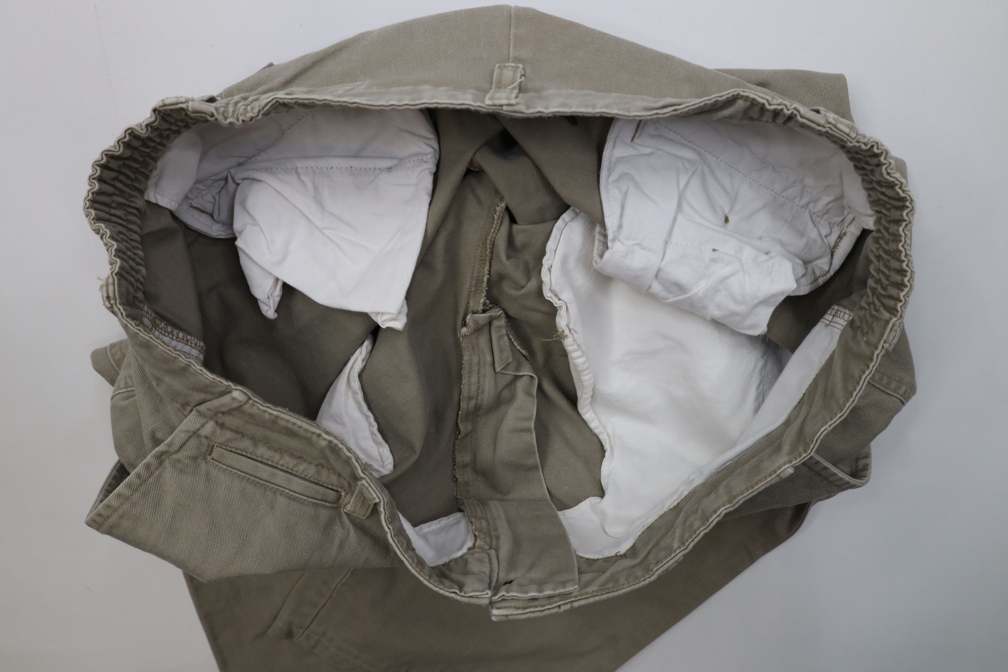 Cabelas Vintage 90s Y2K Cabelas Wide Leg Chino Pants Trousers Beige Size US 40 / EU 56 - 7 Thumbnail