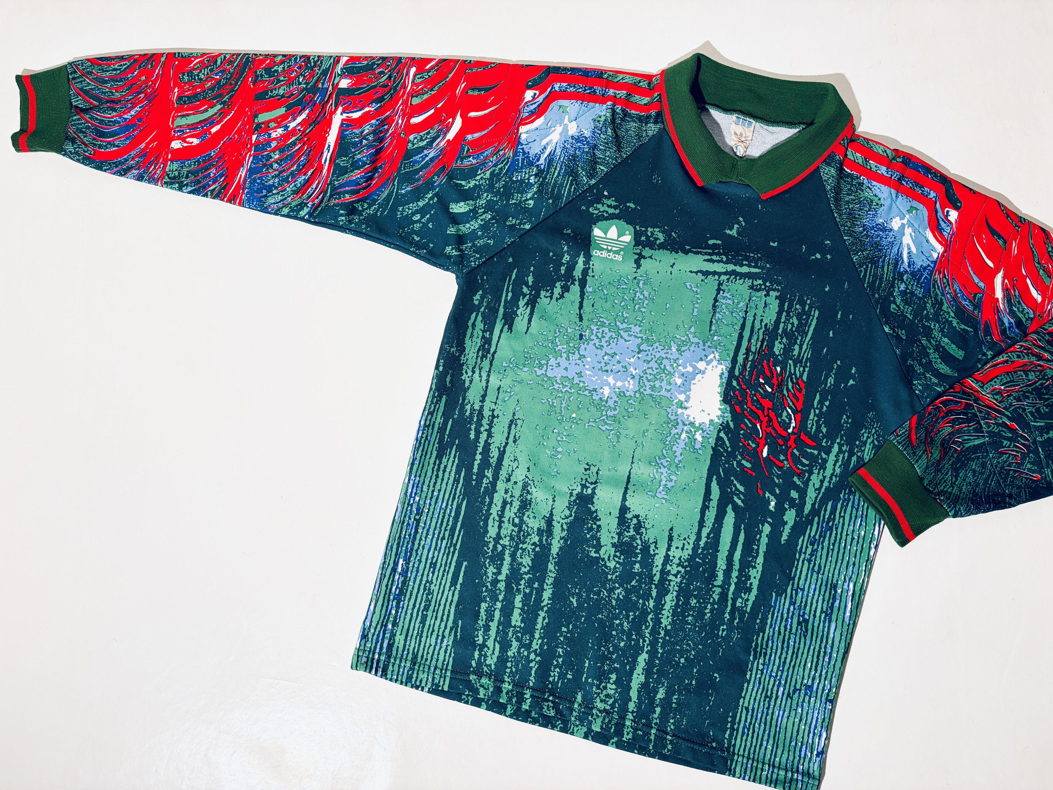 Adidas 1990´s Vintage Goalkeeper Template Shirt Romania 1994 Size US L / EU 52-54 / 3 - 4 Thumbnail