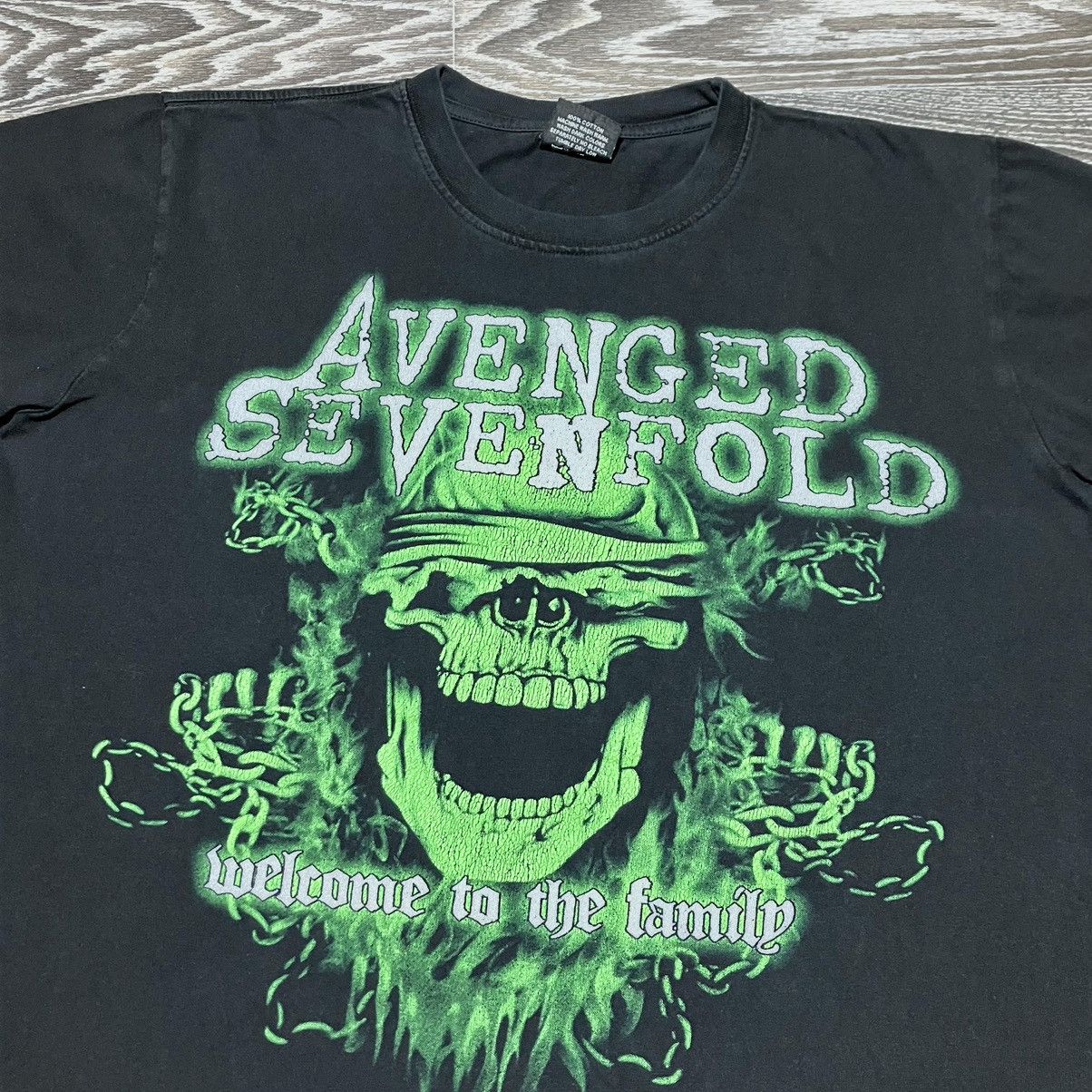 Band Tees AVENGED SEVENFOLD Welcome To The Family 2010 Faded T-shirt Size US M / EU 48-50 / 2 - 3 Thumbnail