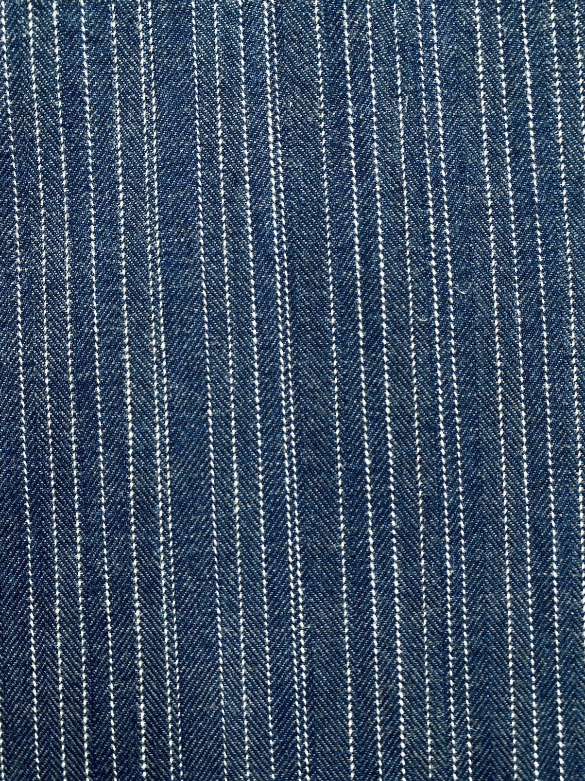 Indigo Vintage Trans Continents Indigo Herringbone Pants Size US 31 - 13 Thumbnail