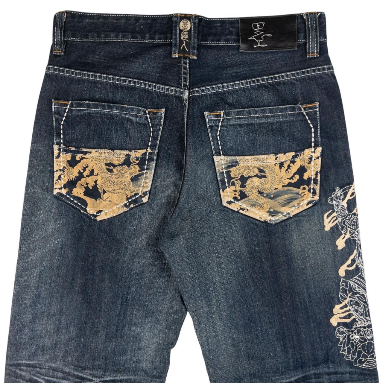 Other Big Train Embroidered Patchwork Denim Jeans Size W32 Size US 32 / EU 48 - 2 Thumbnail