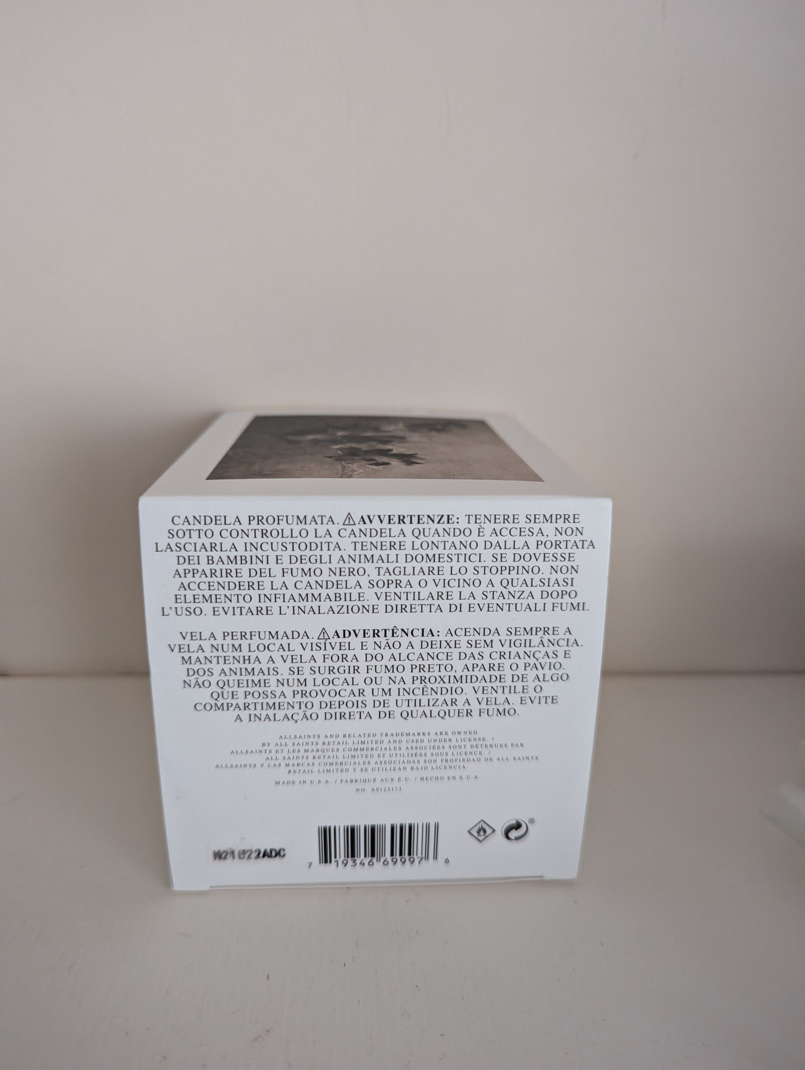 Allsaints AllSaints Scented Candle - Metal Wave Size ONE SIZE - 1 Thumbnail