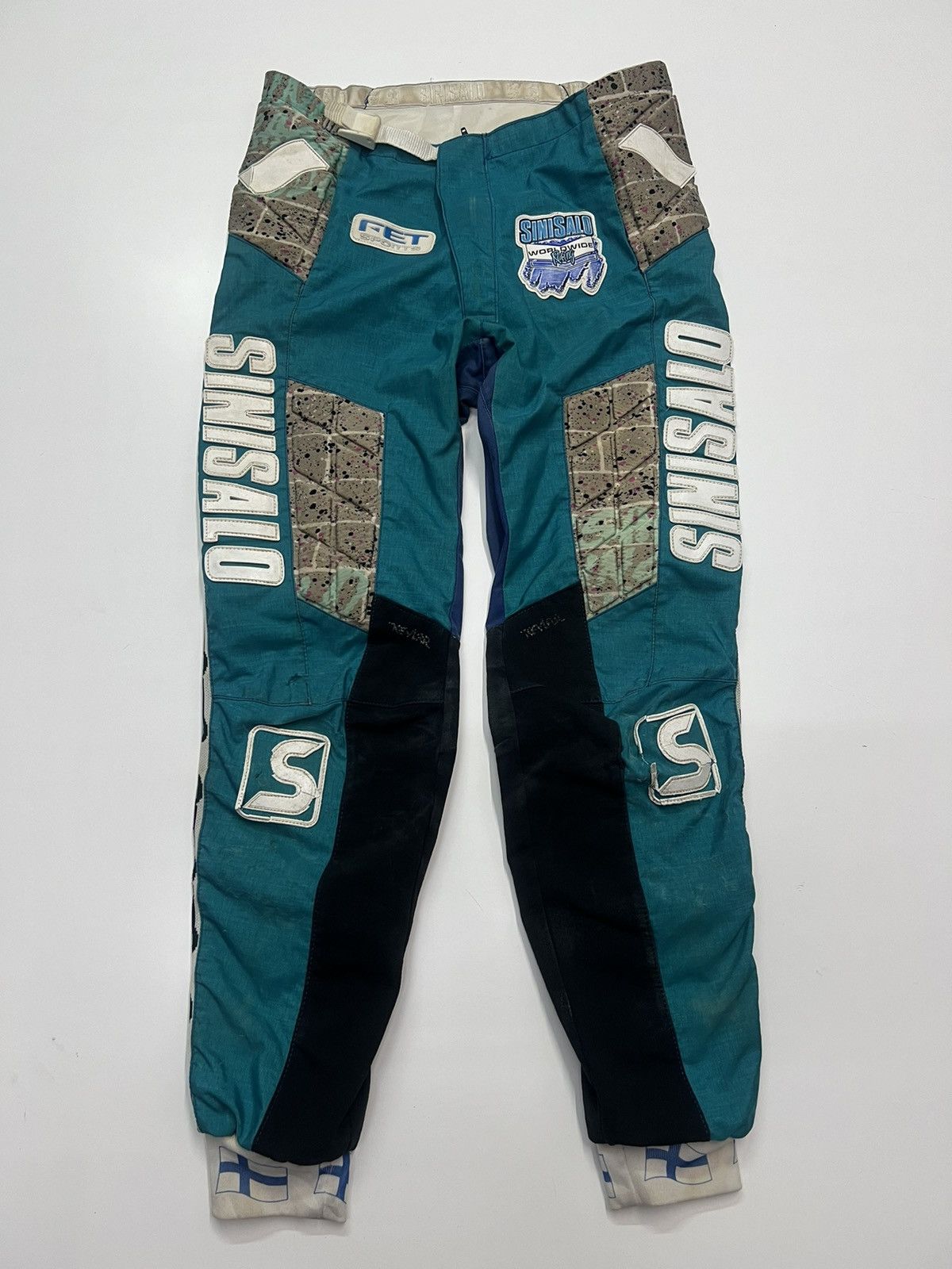 image of Sinisalo Worldwide Racing Motorcross Pants Size 34 in Green, Men's