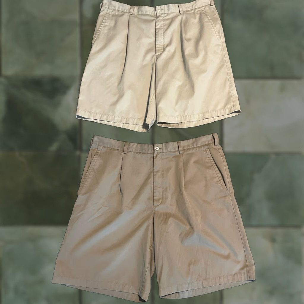 Nike Nike Golf DRI-FYT Shorts Size 40 Khaki Mens Size US 40 / EU 56 - 1 Thumbnail