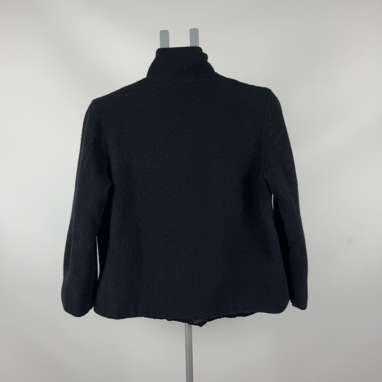 OSKA OSKA Jacket Pea Coat Angora Blend Ruched Pockets Woman’s Size XS / US 0-2 / IT 36-38 - 5 Thumbnail