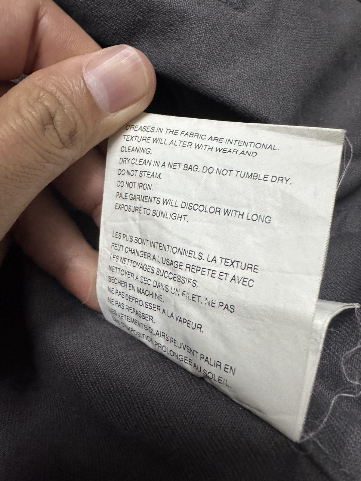 Comme des Garcons Homme COMME DES GARCONS HOMME AD2002 DISTRESSED CHORE JACKET M Size US M / EU 48-50 / 2 - 7 Thumbnail