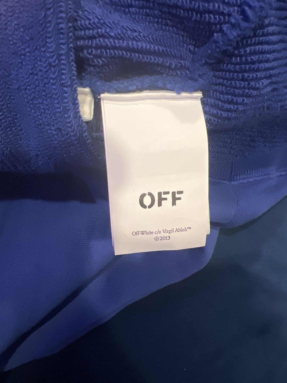 Off-White OFF-WHITE Stamp Skate Crewneck Dark Blue Size US M / EU 48-50 / 2 - 10 Thumbnail