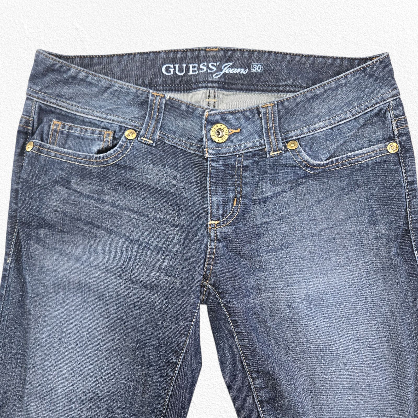 Guess Y2K Guess Low Rise Bootcut Capri Jeans Size 30 Size 30" / US 8 / IT 44 - 3 Thumbnail