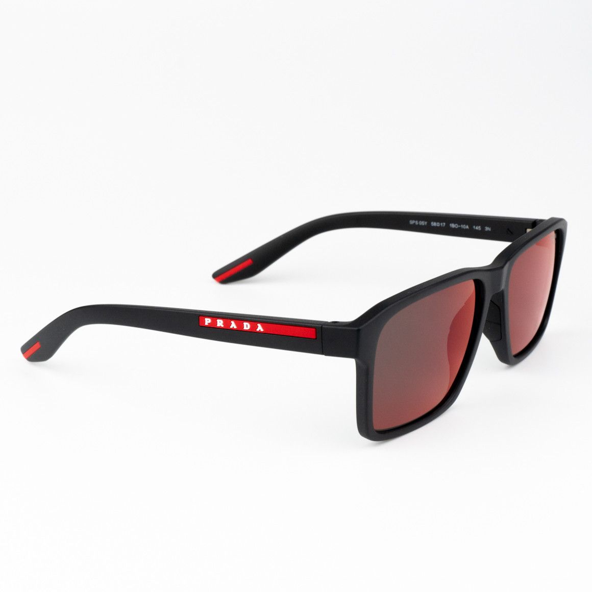 Prada Prada Linea Rossa Men Sunglasses PS05YS 1BO10A BRAND NEW Size ONE SIZE - 4 Thumbnail