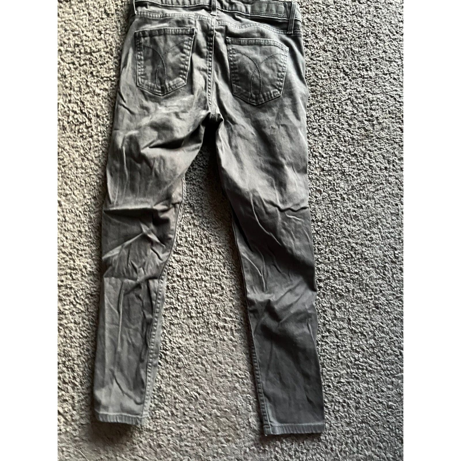 Calvin Klein Calvin Klein Jeans Skinny Style Means Slim 2/C2 Gray Women Size 2 Denim Cotton Inseam 25 Size ONE SIZE - 3 Thumbnail