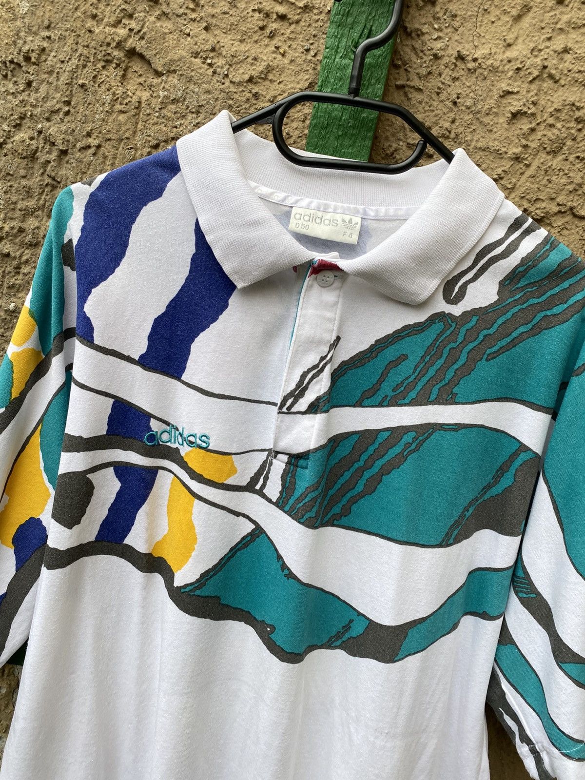 Adidas Vintage Adidas Stefan Edberg Tennis Polo Shirt Nike Court Size US M / EU 48-50 / 2 - 2 Thumbnail
