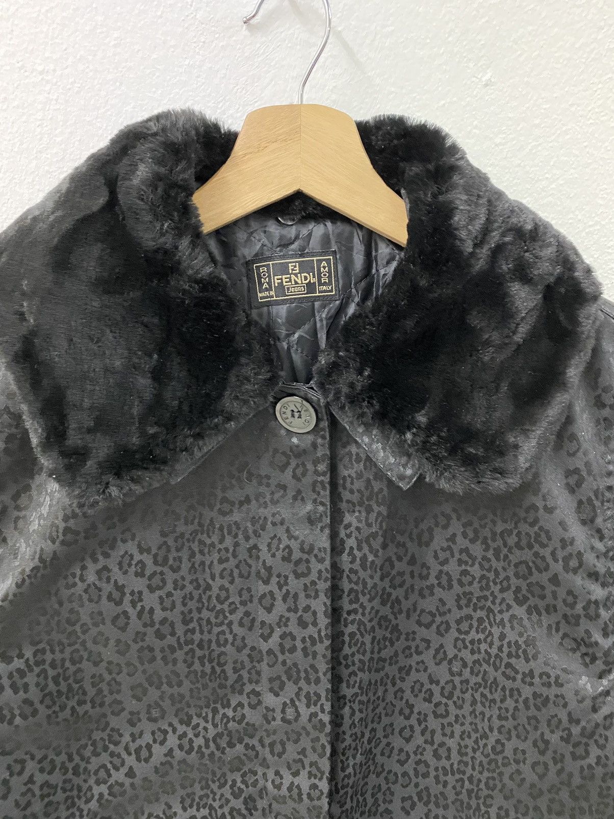Fendi Rare Vintage Fendi Leopard Parka Jacket Size US M / EU 48-50 / 2 - 4 Thumbnail